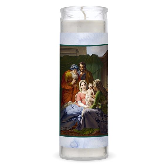HOLY FAMILY WITH GRANDPARENTS (PRAYER FOR THE FAMILY) 3-DAY DEVOTIONAL CANDLE