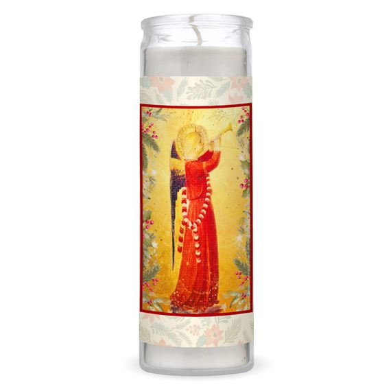 TRUMPETING ANGEL (THE ANGELUS) 3-DAY VOTIVE CANDLE