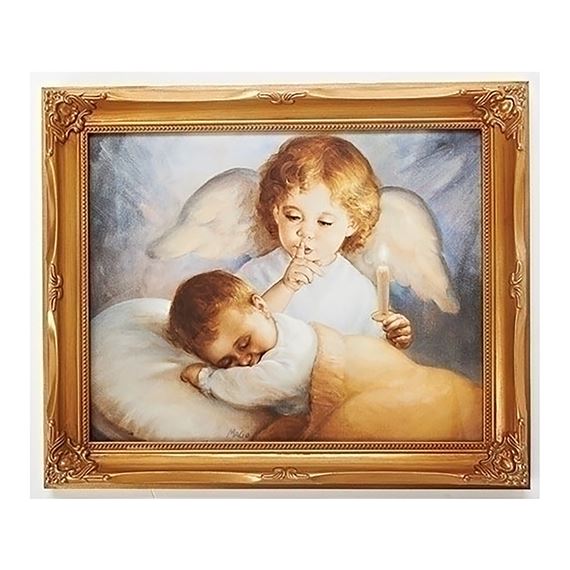 HUSH-A-BYE FRAMED PRINT - 11 1/4" x 9 1/2"