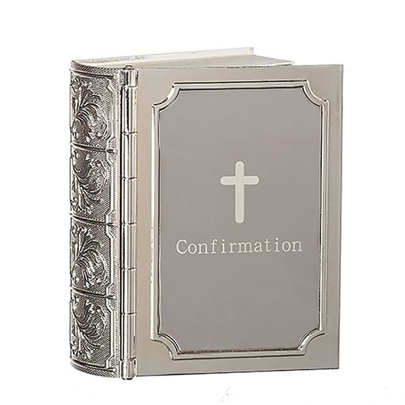 CONFIRMATION BIBLE KEEPSAKE ROSARY BOX