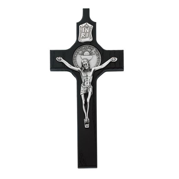BLACK FIRST COMMUNION CRUCIFIX