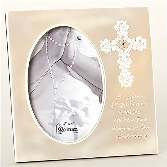 GOD'S PERFECT LOVE FIRST COMMUNION FRAME