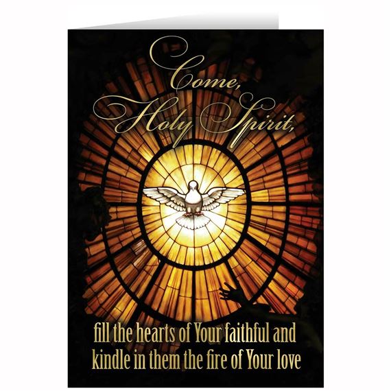 COME HOLY SPIRIT CONFIRMATION GREETING CARD