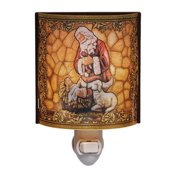 KNEELING SANTA NIGHT LIGHT