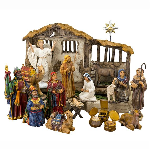 7-INCH REAL LIFE NATIVITY - COMPLETE SET