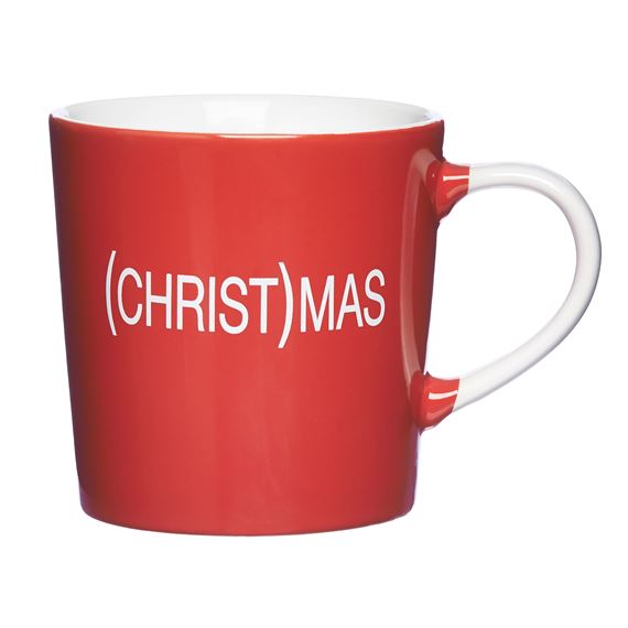 (CHRIST)MAS MUG (RED)