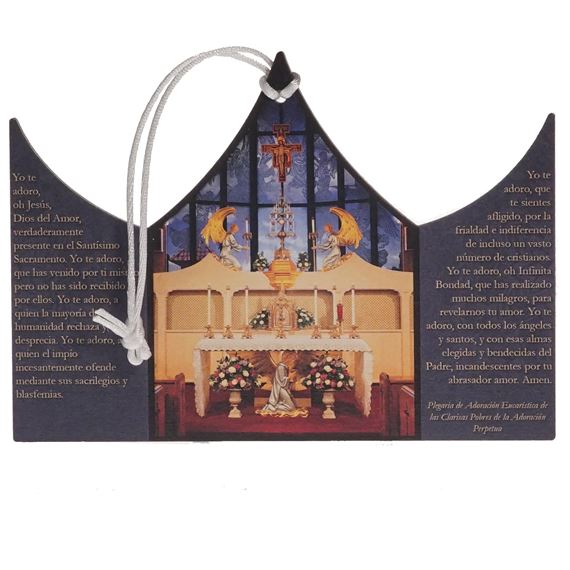 SPANISH OUR LADY OF THE ANGELS CHAPEL ORNAMENT