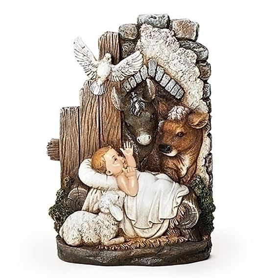 BABY JESUS WITH ANIMALS