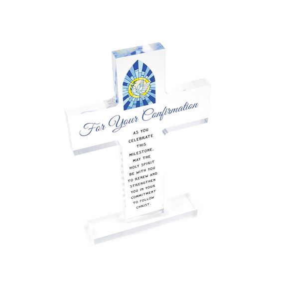 CONFIRMATION ACRYLIC CROSS
