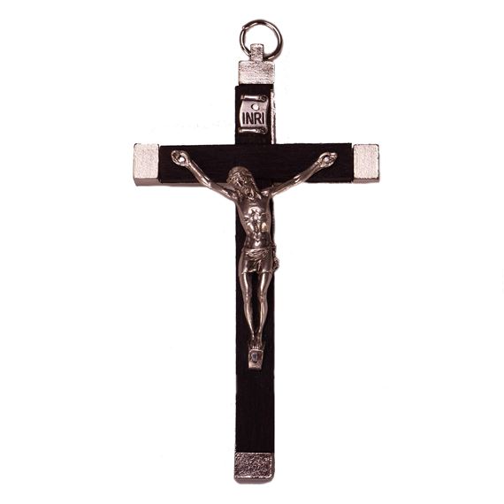 BLACK INLAY CRUCIFIX