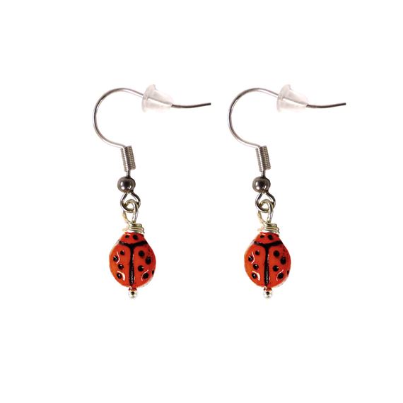 THE LEGEND OF THE LADYBUG - EARRINGS