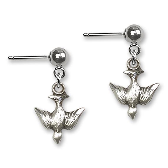 Holy Spirit Ball Post Earrings