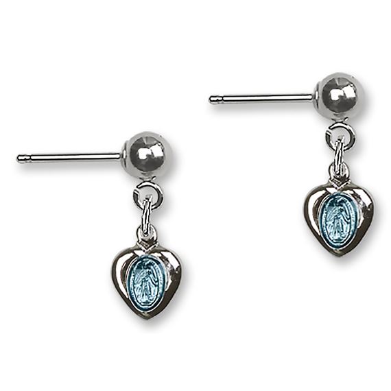 Holy Spirit Ball Post Earrings