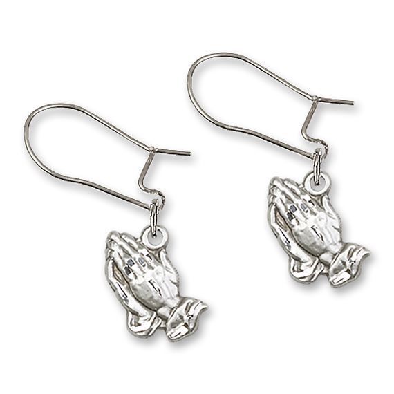Dangle Praying Hands Earrings