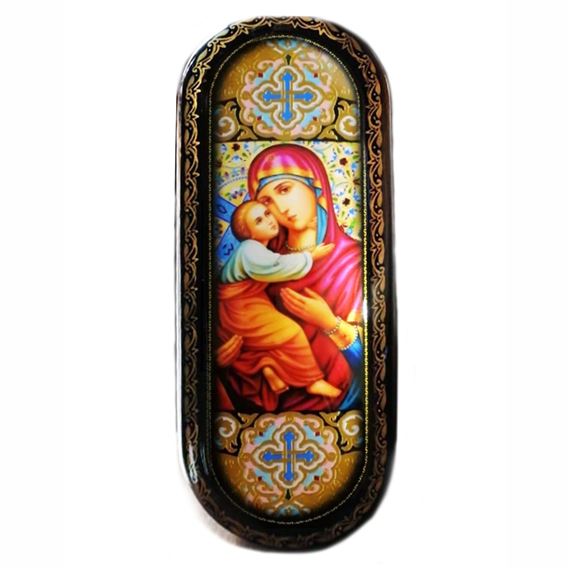 HARD SHELL EYEGLASSES CASE - VIRGIN OF VLADIMIR ICON
