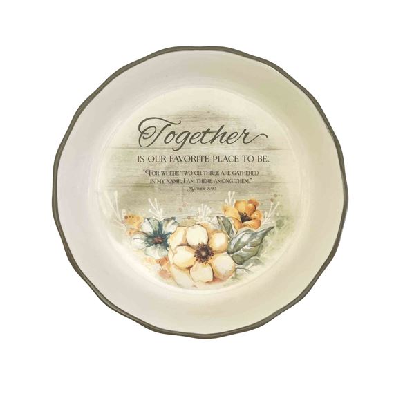 TOGETHER - MATTHEW 18:20 - PIE PLATE