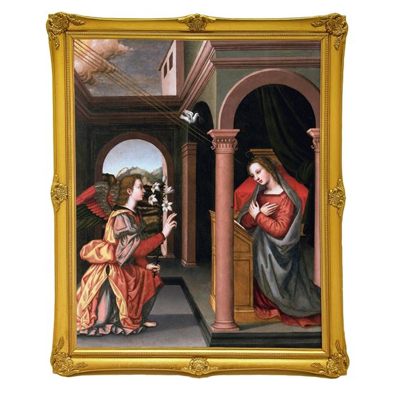 THE ANNUNCIATION - PLAUTILLA NELLI - 18" x 22"