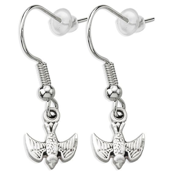 HOLY SPIRIT STERLING SILVER EARRINGS