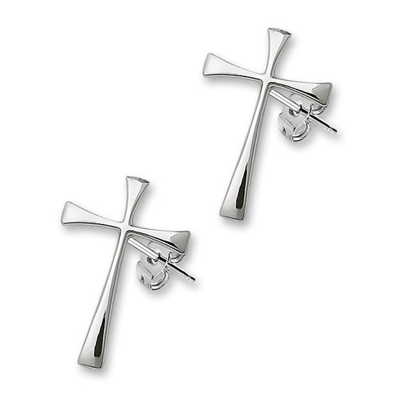 Post Maltese Cross Earrings