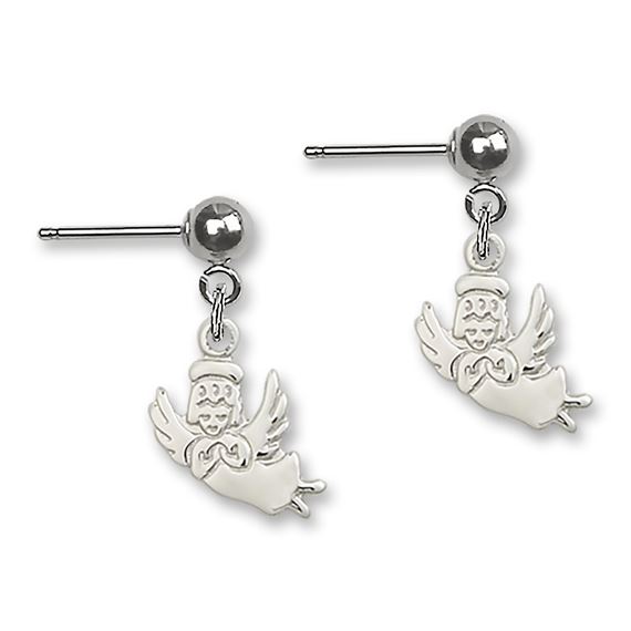 Guardian Angel Ball Post Earrings