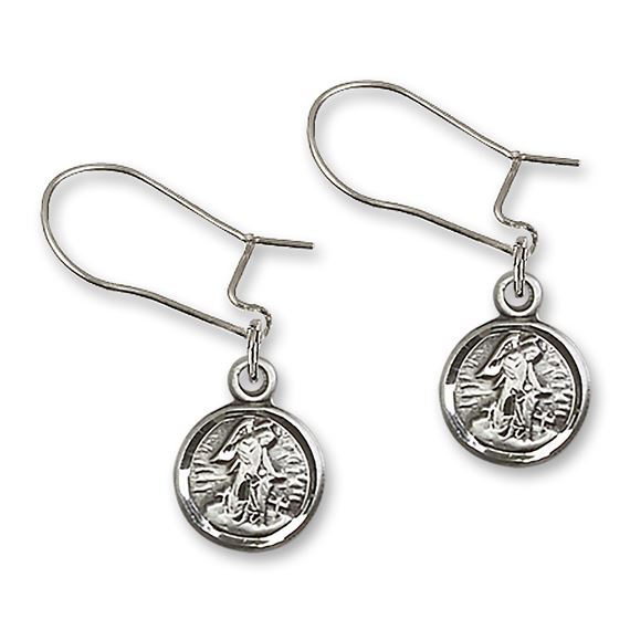 Dangle Guardian Angel Earrings