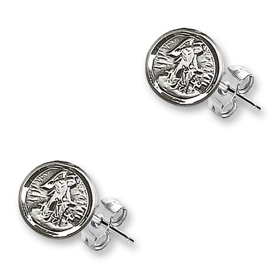 Post Guardian Angel Earrings