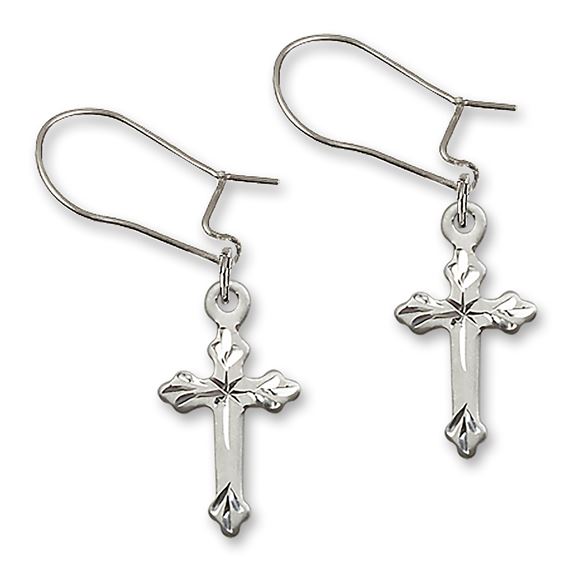 Dangle Cross Earrings