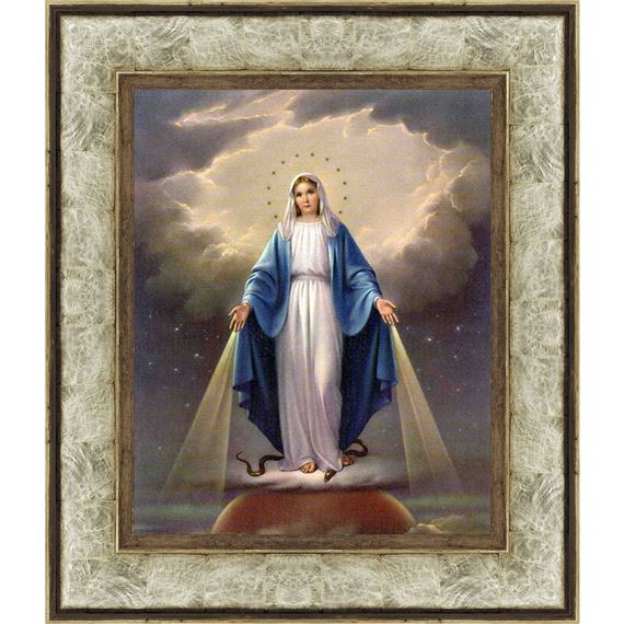 OUR LADY OF GRACE FRAMED (11" X 13")