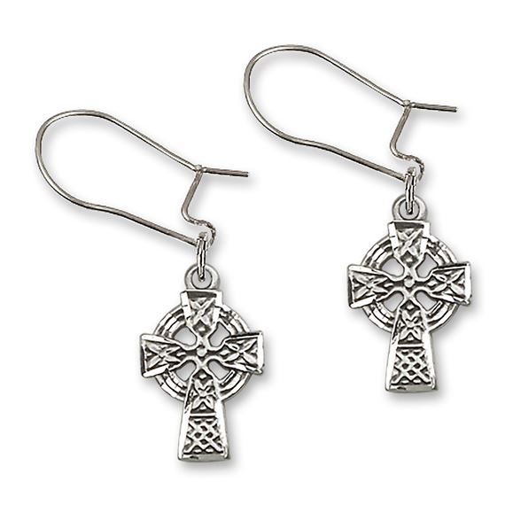 Dangle Celtic Cross Earrings