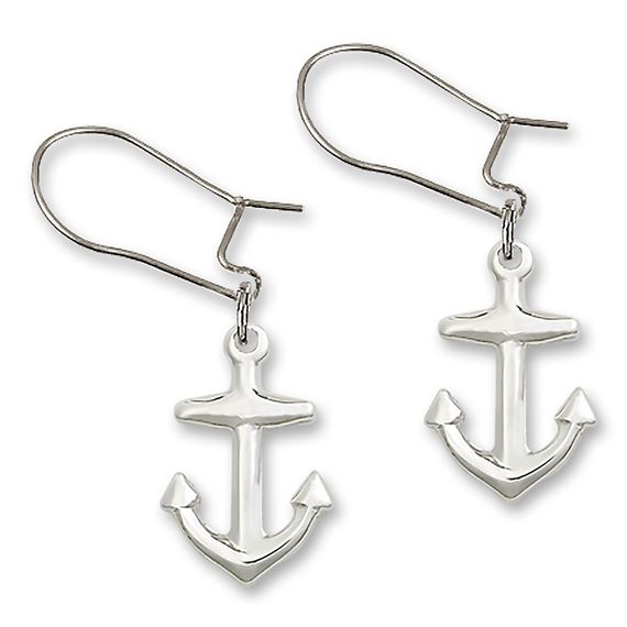 Dangle Anchor Earrings