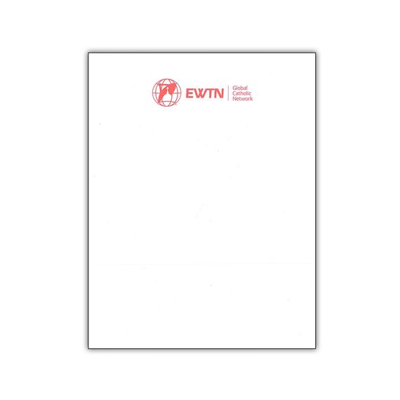 EWTN LOGO NOTEPAD 4 1/4" x 5 1/2" (50 SHEETS)