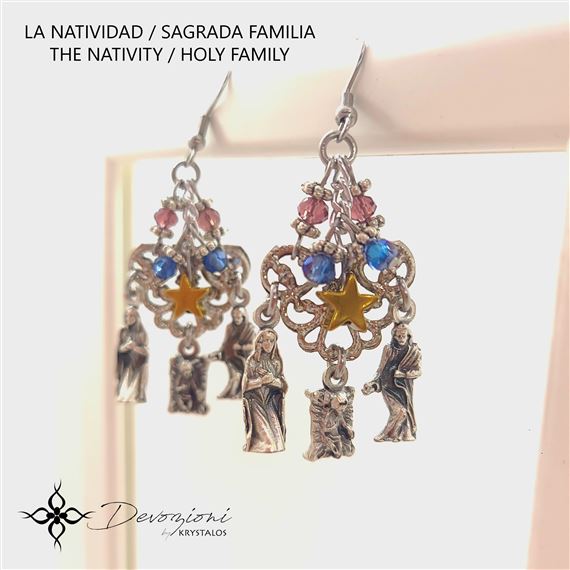 NATIVITY/HOLY FAMILY - ADVENT EARRINGS