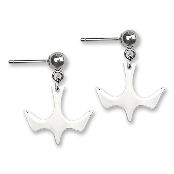 Holy Spirit Ball Post Earrings