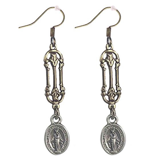 OUR LADY OF THE MIRACULOUS MEDAL - EARRINGS