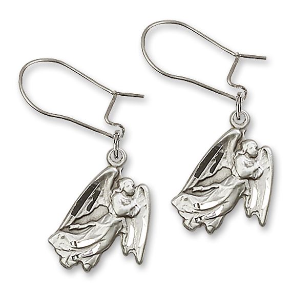 Dangle Guardian Angel Earrings