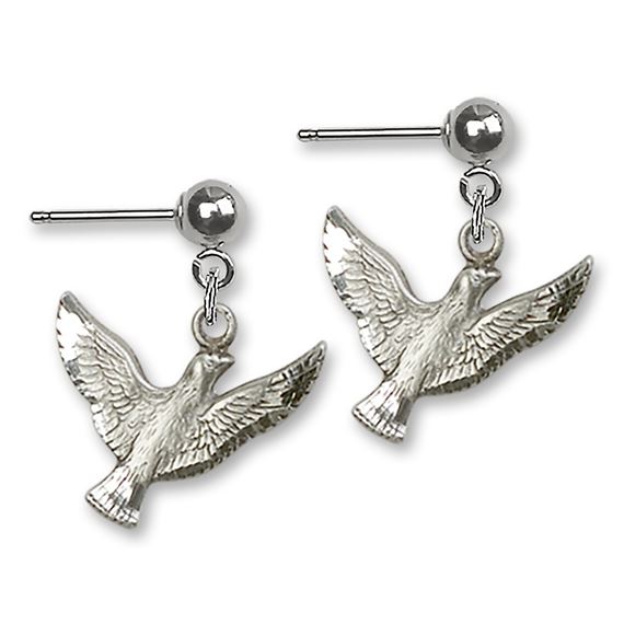 Holy Spirit Ball Post Earrings