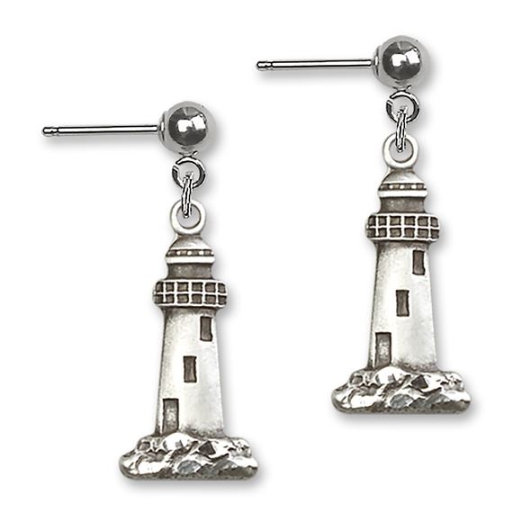 Lighthouse Ball Post Earrings