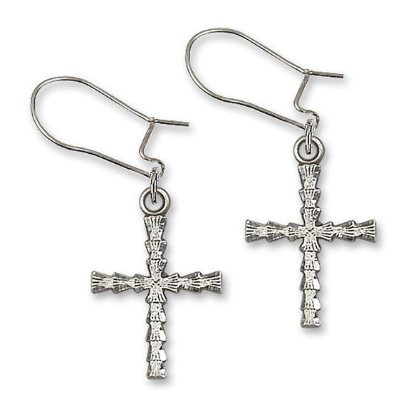 Dangle Cross Earrings