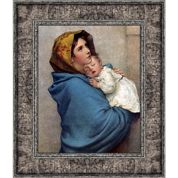 MADONNA OF THE STREETS FRAMED (12" X 14")