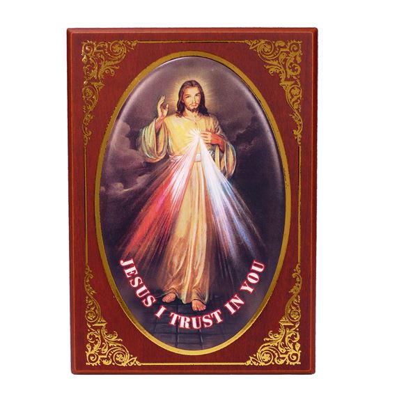 DIVINE MERCY WALL PLAQUE (ITALIAN MADE)
