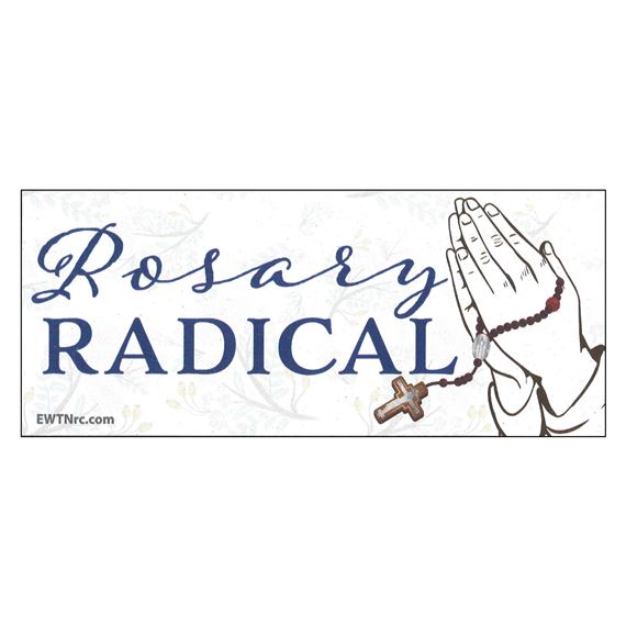 EWTN ROSARY RADICAL CAR MAGNET