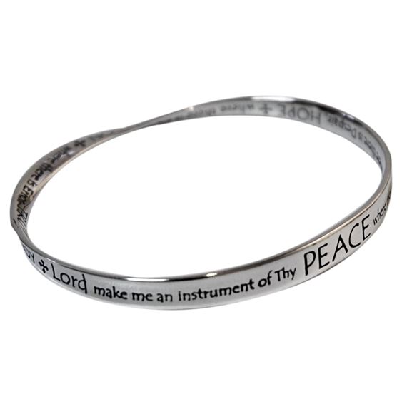 ST. FRANCIS PRAYER - MOBIUS BRACELET
