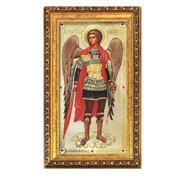 ST. MICHAEL ICON FRAMED