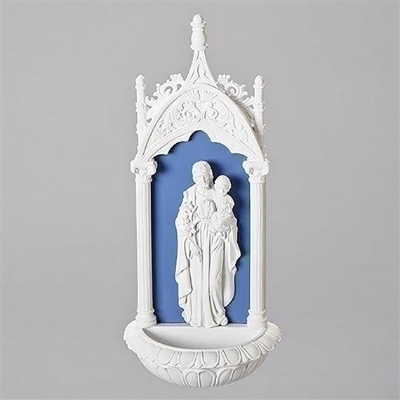 ST. JOSEPH & CHILD JESUS HOLY WATER FONT