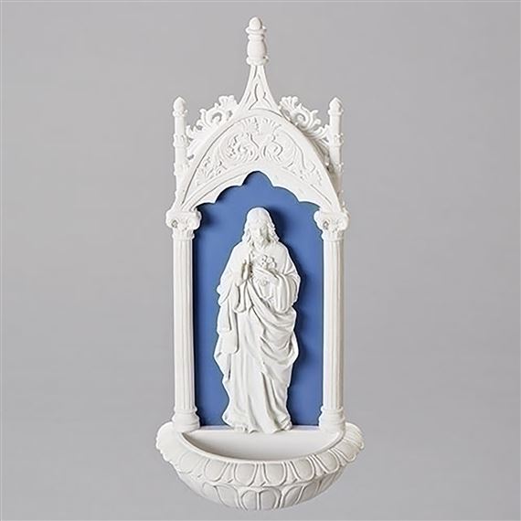 SACRED HEART OF JESUS HOLY WATER FONT - GOTHIC
