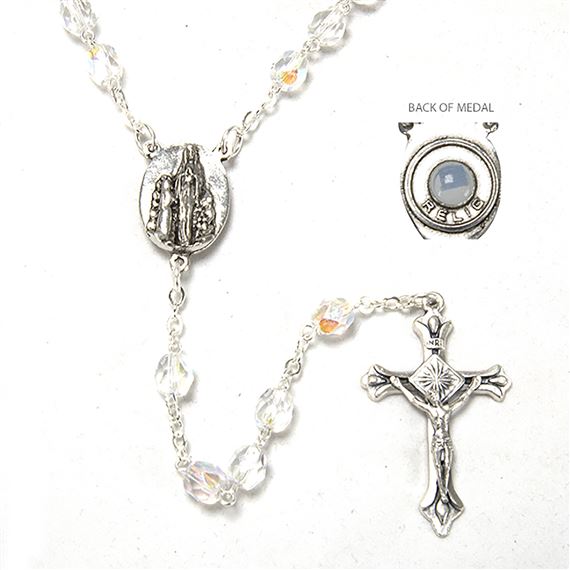 LOURDES ROSARY WITH CLOTH