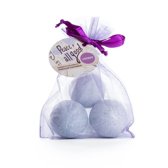 ALL-NATURAL HANDCRAFTED BATH BOMBS  (BY FRANCISCAN PEACEMAKERS MINISTRY)