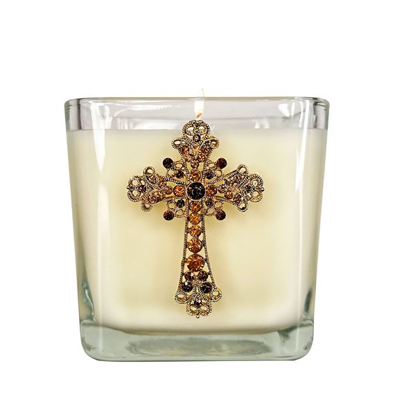 FRANKINCENSE - BIBLICAL OIL CROSS CANDLE
