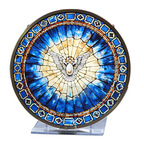 TIFFANY HOLY SPIRIT STAINED GLASS