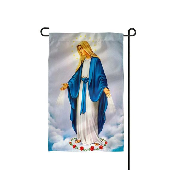 OUR LADY OF GRACE GARDEN FLAG